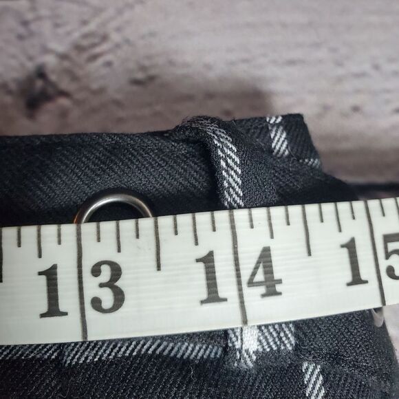 HOT TOPIC belted plaid skirt M - Picture 4 of 7